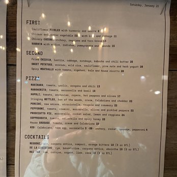 Bantam - Menu - Pizza Near Me - Santa Cruz, California