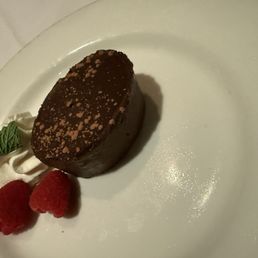 Flourless, chocolate espresso cake
