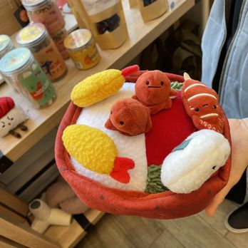 Nikoniko Gifts - I bought this for my friend's pet. It has little ebi, Takoyaki, ika & Onigiri. - Gift Shops Near Me - San Francisco, California