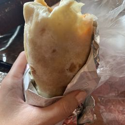 Breakfast Meat Lovers Burrito. Breakfast Meat Lovers Burrito.