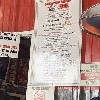 Crawfish Shack - Menu - Cajun/Creole Near Me - Crosby, Texas Crawfish Shack - Menu - Cajun/Creole Near Me - Crosby, Texas