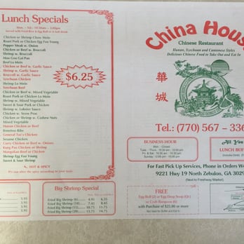 China House - Chinese Near Me - Zebulon, Georgia