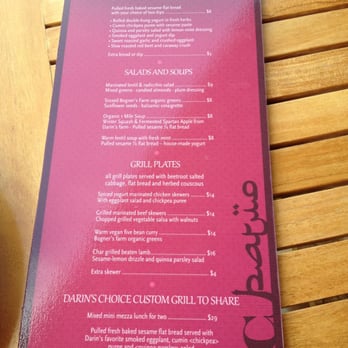Red Rooster - Notice, there's "beaten" lamb on the menu. - Wineries Near Me - Penticton, British Columbia