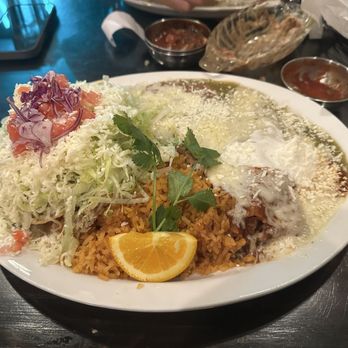 El Jardin - Two Enchiladas with carne asada - Mexican Near Me - Manteca, California El Jardin - Two Enchiladas with carne asada - Mexican Near Me - Manteca, California