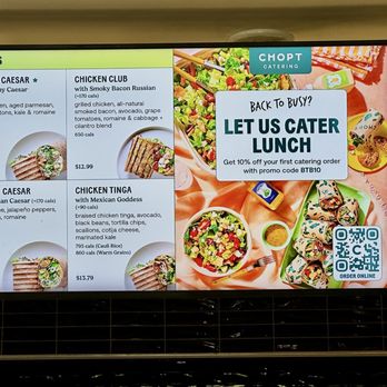 Chopt Creative Salad Co. - Salad Near Me - Raleigh, North Carolina
