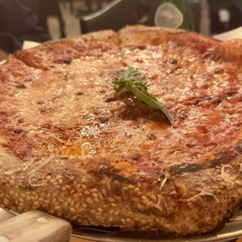 Ash and Oak - 4 cheese pizza with sesame crust - Italian Near Me - Williamstown, New Jersey Ash and Oak - 4 cheese pizza with sesame crust - Italian Near Me - Williamstown, New Jersey
