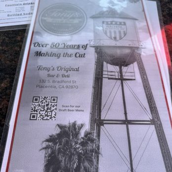 Tony's Bar & Deli - Delis Near Me - Placentia, California