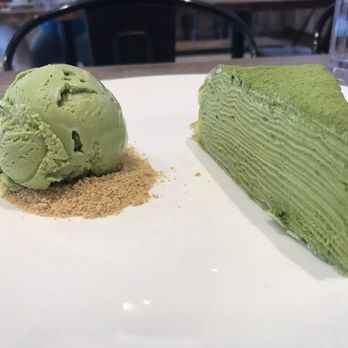 A La Mousse - matcha mille crepe - Desserts Near Me - Philadelphia, Pennsylvania A La Mousse - matcha mille crepe - Desserts Near Me - Philadelphia, Pennsylvania