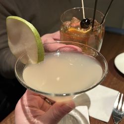 KC Prime - Pear martini and old fashioned