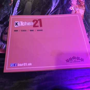 Bar21 - Menu - Bars Near Me - Manchester, XGM