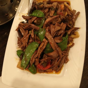 Red Pepper - pork kidney: very savory, a bit on the salty and greasy side but fantastic with rice. Decent knife work, great execution - Chinese Near Me - Worcester, Massachusetts