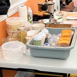 Anu’s Chaat Corner - Prep station