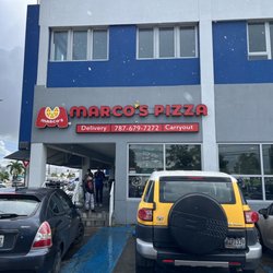 Marco's Pizza - Rótulo exterior