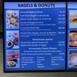 The Great American Bagel - Cream Cheese Options