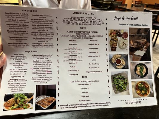 Menu photo 3 Jaya Asian Grill Denver, CO Menu photo 3 Jaya Asian Grill Denver, CO