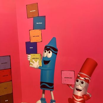 Crayola Experience - Cool wall art - Amusement Parks Near Me - Orlando, Florida