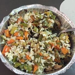 All i Oli - Arroz con verduras y setas, que rico!