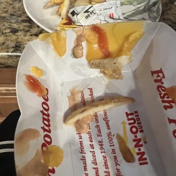 In-N-Out Burger - A hair melted in the cheese. Cmon now... - Fast Food Near Me - Goleta, California In-N-Out Burger - A hair melted in the cheese. Cmon now... - Fast Food Near Me - Goleta, California