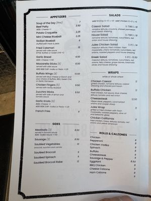 Menu photo 3 Jules Pizza Brooklyn, NY Menu photo 3 Jules Pizza Brooklyn, NY