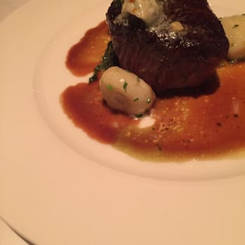 Gary Danko - Filet of beef, cooked medium-rare, with gnocchi and potato purée. - New American Near Me - San Francisco, California