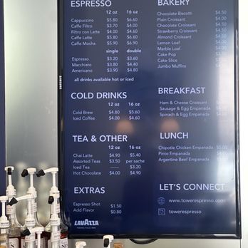 Espressamente illy - Menu - Coffee & Tea Near Me - Chicago, Illinois