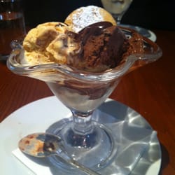 Ballymore Inn - Homemade icecream with chocolate sauce