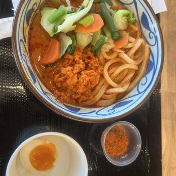 Marugame Udon - Tan Tan udon in spicy broth - Japanese Near Me - Aliso Viejo, California
