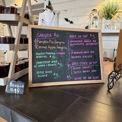 Weed Orchards and Winery - Menu
