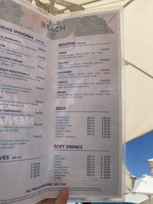 Menu photo 7 Corazon Beach Club Cabo San Lucas, BCS