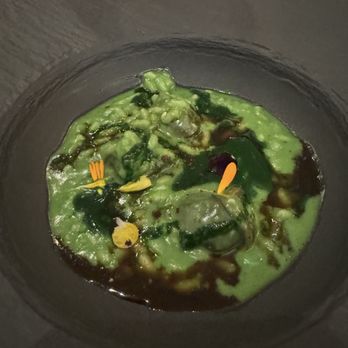 Les Petites Canailles - Burgundy Escargot Risotto - tasting menu - French Near Me - Paso Robles, California Les Petites Canailles - Burgundy Escargot Risotto - tasting menu - French Near Me - Paso Robles, California