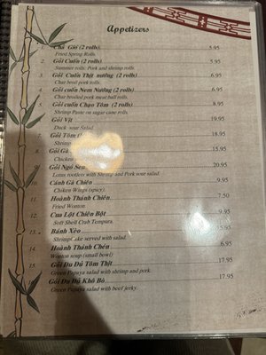 Menu photo 8 Pho Vinh Orlando, FL