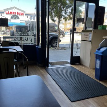 Express Pupuseria - Front door, across from Lamps Plus - Salvadoran Near Me - San Francisco, California