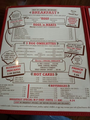 Menu photo 7 Sparty's Coney Island Lansing, MI