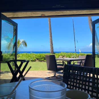 Castaway Cafe - View from patio tables - American Near Me - Lahaina, Hawaii