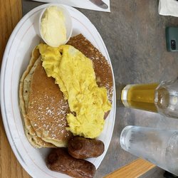 Old Glory Restaurant - No 5. Two Pancakes, 2 Eggs and 2 Sausages