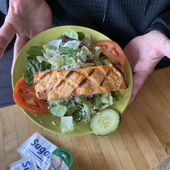 Hideaway House - Small salad with salmon - Pizza Near Me - Sedona, Arizona