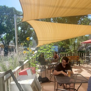 Black Sheep Espresso Bar - The small outdoor patio - Coffee & Tea Near Me - Bishop, California Black Sheep Espresso Bar - The small outdoor patio - Coffee & Tea Near Me - Bishop, California