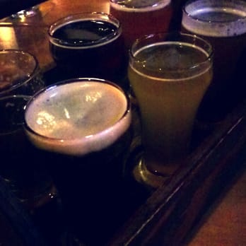 Banff Ave Brewing Co - Beer sampling flight - Breweries Near Me - Banff, Alberta