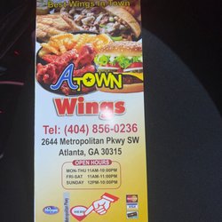 A-Town Wings - Menu 2023