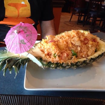 Wild Ginger II - Pineapple fried rice! He said it was delicious. :) - Japanese Near Me - Jamison, Pennsylvania