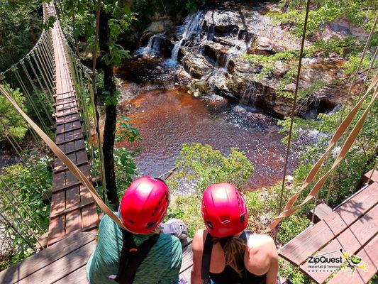 ZipQuest - Waterfall & Treetop Adventure by null