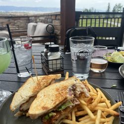 The Refinery - Chicken sandwich with jalapeño and honey.