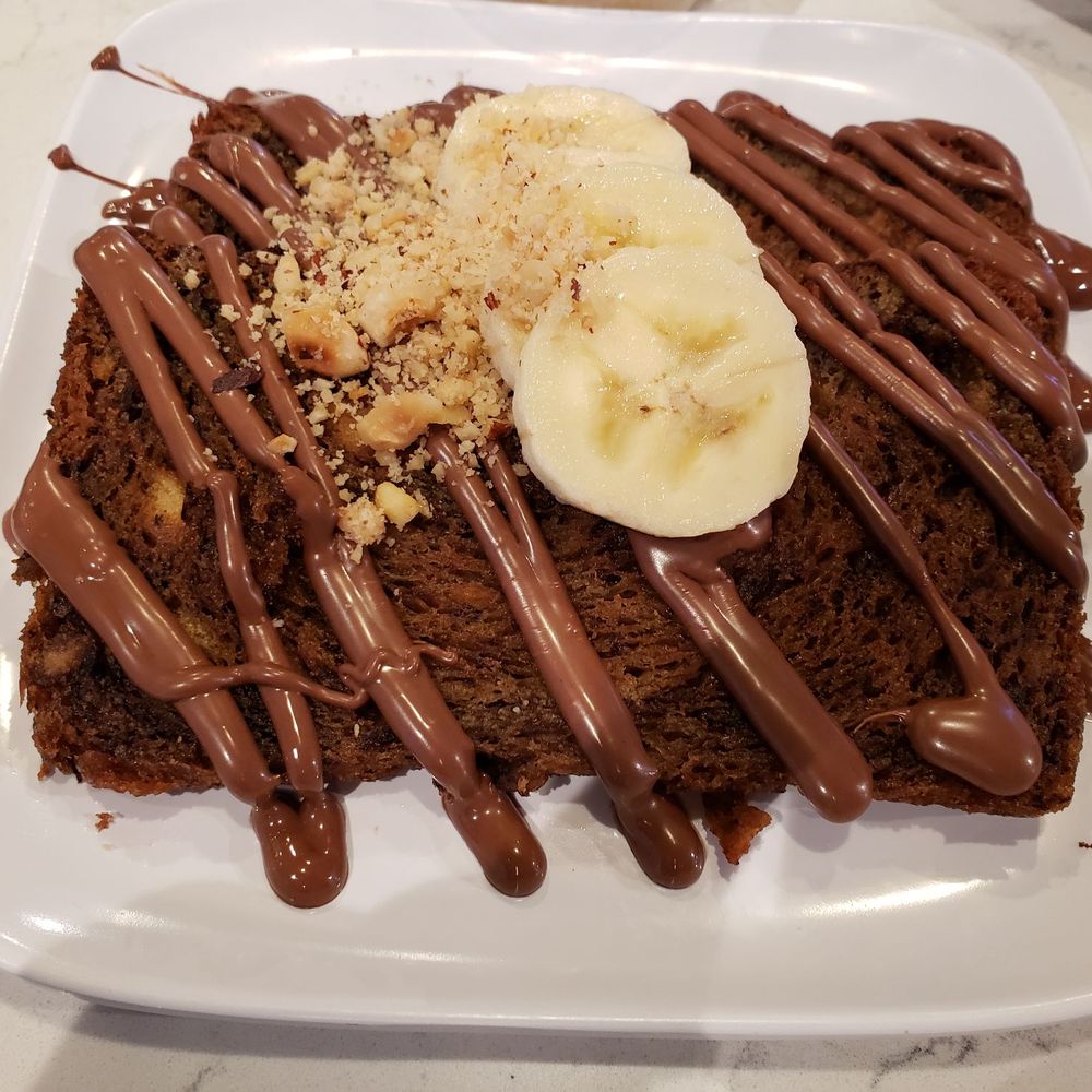 Nutella Cafe - Grilled banana bread - Desserts Near Me - Chicago, Illinois