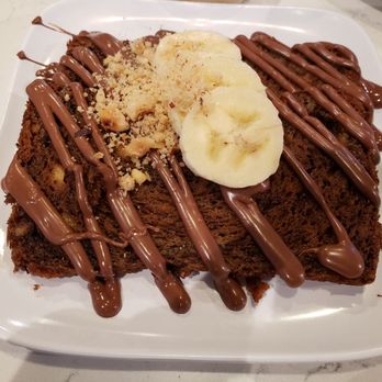 Nutella Cafe - Grilled banana bread - Desserts Near Me - Chicago, Illinois Nutella Cafe - Grilled banana bread - Desserts Near Me - Chicago, Illinois