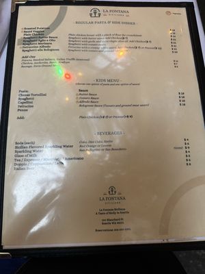 Menu photo 8 La Fontana Siciliana Seattle, WA Menu photo 8 La Fontana Siciliana Seattle, WA