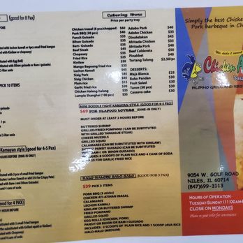 Chicken Ati-Atihan - Menu - Filipino Near Me - Niles, Illinois Chicken Ati-Atihan - Menu - Filipino Near Me - Niles, Illinois