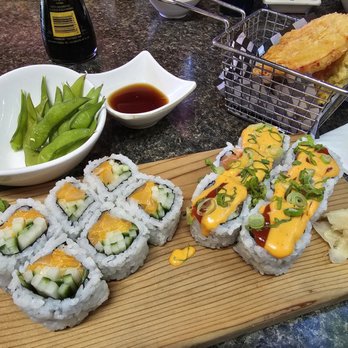 Fat Tuna Sushi - Lunch special. Chopped scallop roll & spicy salmon roll. - Japanese Near Me - Coquitlam, British Columbia Fat Tuna Sushi - Lunch special. Chopped scallop roll & spicy salmon roll. - Japanese Near Me - Coquitlam, British Columbia