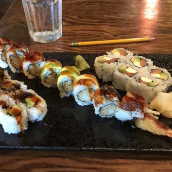 Ko Sushi - Philadelphia roll, dragon roll, and avocado & eel roll. - Sushi Bars Near Me - Bolingbrook, Illinois
