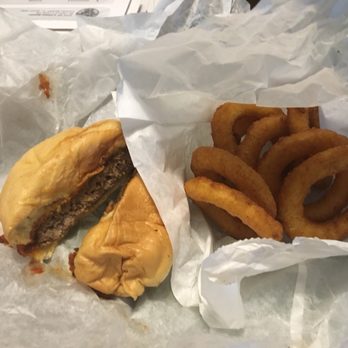 Kappy's Subs - Pizza Burger w/ Onion Rings - Burgers Near Me - Maitland, Florida