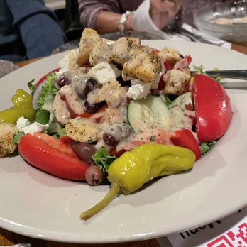Fellini's - GREEEK SALAD! YOU HAVE TO GET THIS! - Pizza Near Me - Norfolk, Virginia Fellini's - GREEEK SALAD! YOU HAVE TO GET THIS! - Pizza Near Me - Norfolk, Virginia